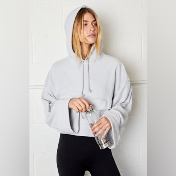 Free People Light Gray Hoodie - Picture 2 of 11